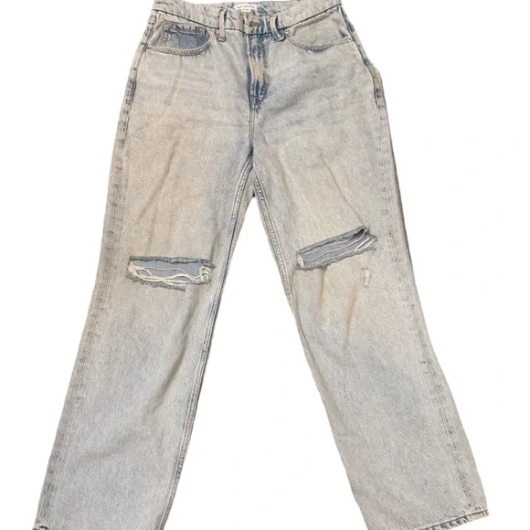 Good American Good 90s Mid-rise baggy 32” inseam - Picture 2 of 4